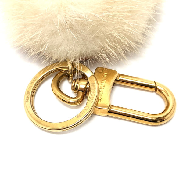 LOUIS VUITTON Bag charm key ring Porto Clerc Penguin Leather, Fur M690 ...