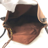 HERMES Shoulder Bag Crossbody bag with pouch Silky City PM silk Brown Women Used Authentic