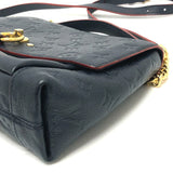 LOUIS VUITTON Shoulder Bag Shoulder Crossbody Bag Blanche BB Monogram Ann Platt Leather M43781 Navy Women Used Authentic