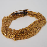 Ceinture Chanel avec une chaîne plaquée en or A07689 Gold Femmes utilisées authentiques