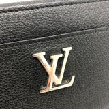 LOUIS VUITTON Long Wallet Purse M62622 Taurillon Clemence Leather black Zippy Rock Me Women Used Authentic