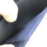 LOUIS VUITTON Long Wallet Purse M61816 Epi Leather Navy Epi Portefeuille Braza mens Used Authentic