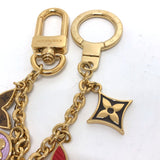 LOUIS VUITTON key ring Chain Bag charm Chain Spring Street Gold Plated M00540 gold Women Used Authentic