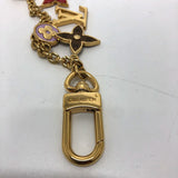 LOUIS VUITTON key ring Chain Bag charm Chain Spring Street Gold Plated M00540 gold Women Used Authentic