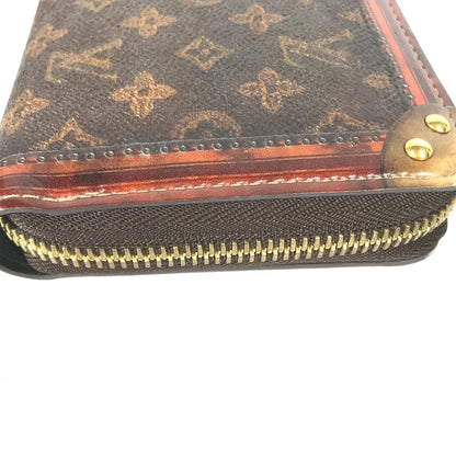 LOUIS VUITTON Long Wallet Purse M52746 Monogram canvas Brown monogram trunk time Zippy wallet Women Used Authentic