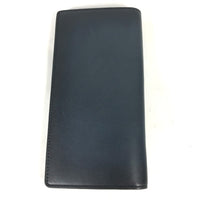 LOUIS VUITTON Long Wallet Purse M41899 leather Navy Cuir Ombre Portefeuille Blaza mens Used Authentic