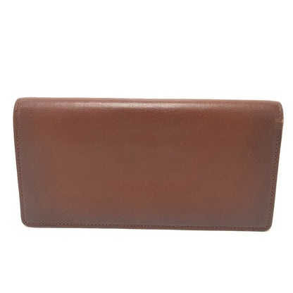 LOUIS VUITTON Long Wallet Purse M61195 leather Brown Cure Ombre Portefeuille Braza mens Used Authentic