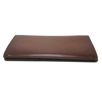 LOUIS VUITTON Long Wallet Purse M61195 leather Brown Cure Ombre Portefeuille Braza mens Used Authentic