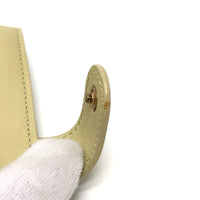 BOTTEGAVENETA Folded wallet Long Wallet Purse INTRECCIATO Wallet leather 114074 Yellow Women Used Authentic
