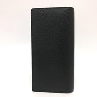 LOUIS VUITTON Long Wallet Purse M30285 Taiga Leather black Portefeuille Blaza mens Used Authentic