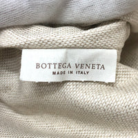 BOTTEGAVENETA business bag Pouch logo canvas beige Women Used Authentic
