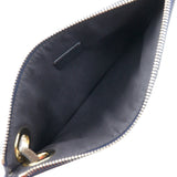 FENDI Clutch bag FILA collaboration Fendi Mania leather 8BS020 blue unisex(Unisex) Used Authentic