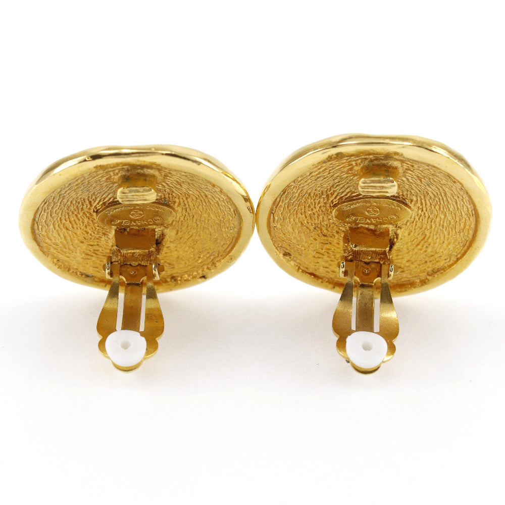 CHANEL Earring Plated Gold gold 31 RUE CAMBON Women Used Authentic