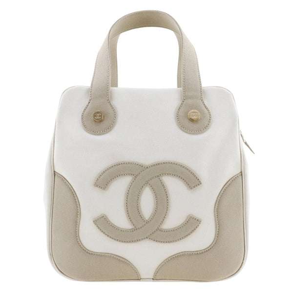 CHANEL Handbag marshmallow canvas A24227 Beige / white Women Used Authentic