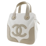 CHANEL Handbag marshmallow canvas A24227 Beige / white Women Used Authentic