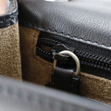 Salvatore Ferragamo business bag Clutch bag leather 24 0545 black unisex(Unisex) Used Authentic