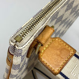 LOUIS VUITTON Shoulder Bag N51112 Damier Azur Canvas white Damier Azur Pochette Bosphore Women Used Authentic