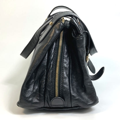 FENDI Tote Bag leather black Mamma