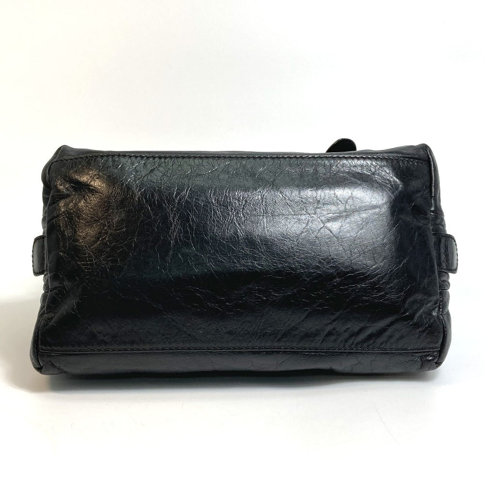 FENDI Tote Bag leather black Mamma