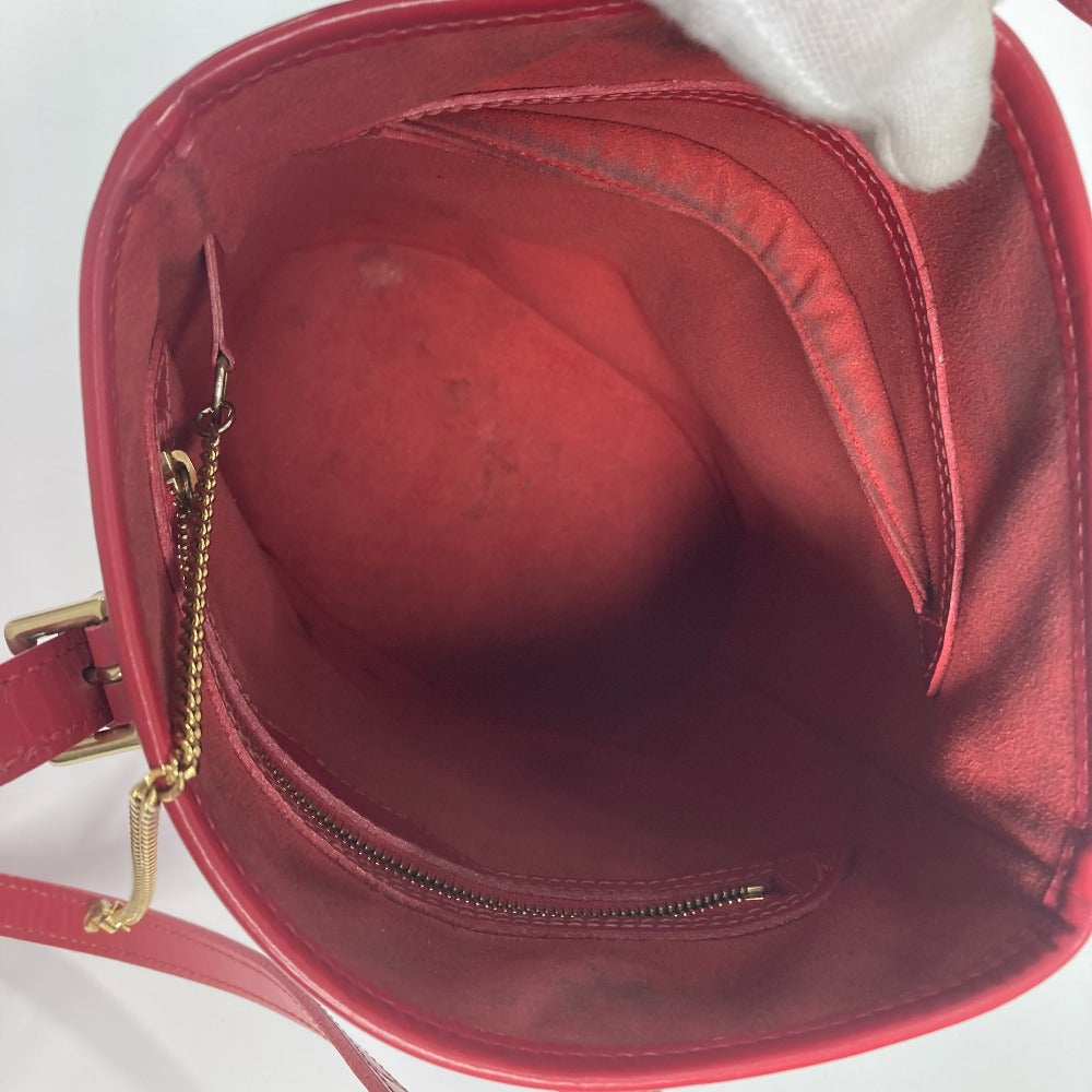 LOUIS VUITTON Shoulder Bag M5899E Epi Leather Red Epi Petit BucketPM Women Used Authentic