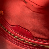 LOUIS VUITTON Shoulder Bag Bag Shoulder Bag Bucket Type Tote Bag Epi Petit BucketPM Epi Leather M5899E Red Women Used Authentic