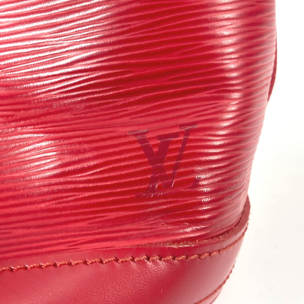 LOUIS VUITTON Shoulder Bag M5899E Epi Leather Red Epi Petit BucketPM Women Used Authentic