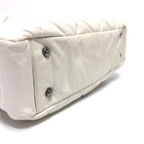 CHANEL Shoulder Bag 2WAY bag CC COCO Mark Portobello Matelasse Leather / suede white Women Used Authentic