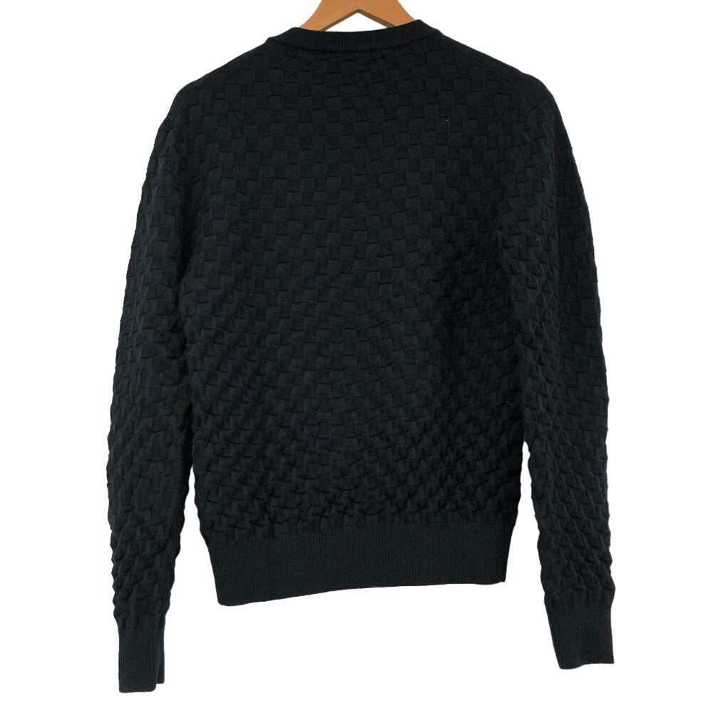 LOUIS VUITTON knit RM231Q wool black sweater