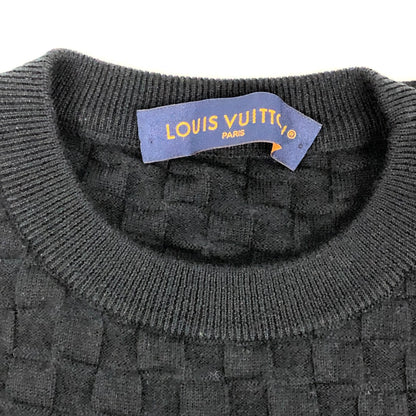 LOUIS VUITTON knit RM231Q wool black sweater