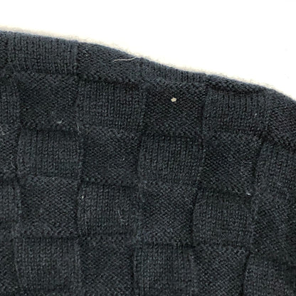 LOUIS VUITTON knit RM231Q wool black sweater