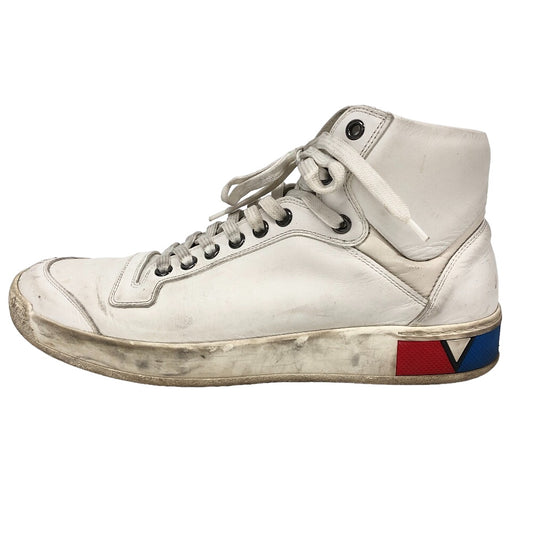 LOUIS VUITTON sneakers GO0136 leather white 7