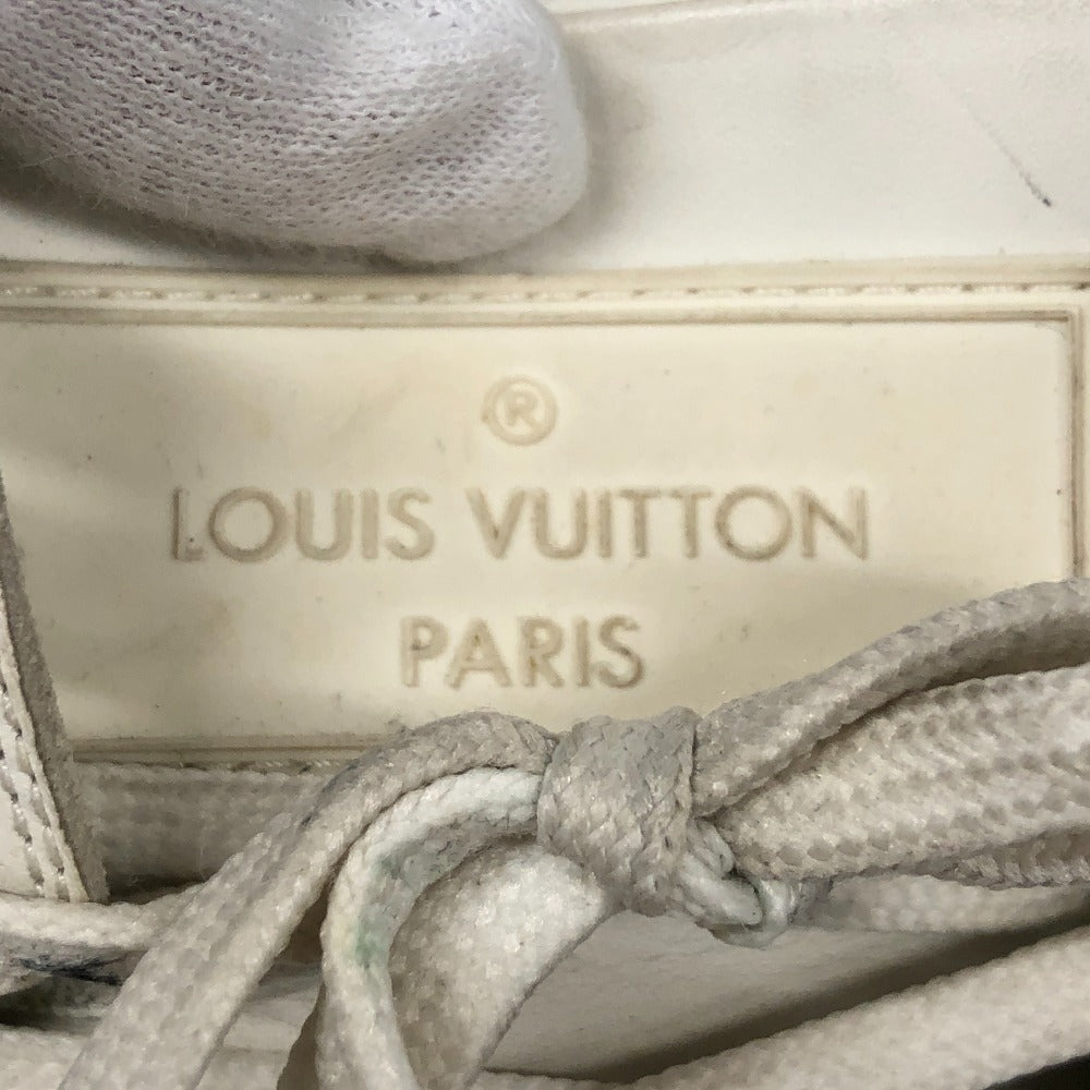 LOUIS VUITTON sneakers GO0136 leather white 7