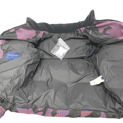 LOUIS VUITTON Down jacket 1AAUTR polyester black outer RM231M BIMATERIAL HOODED