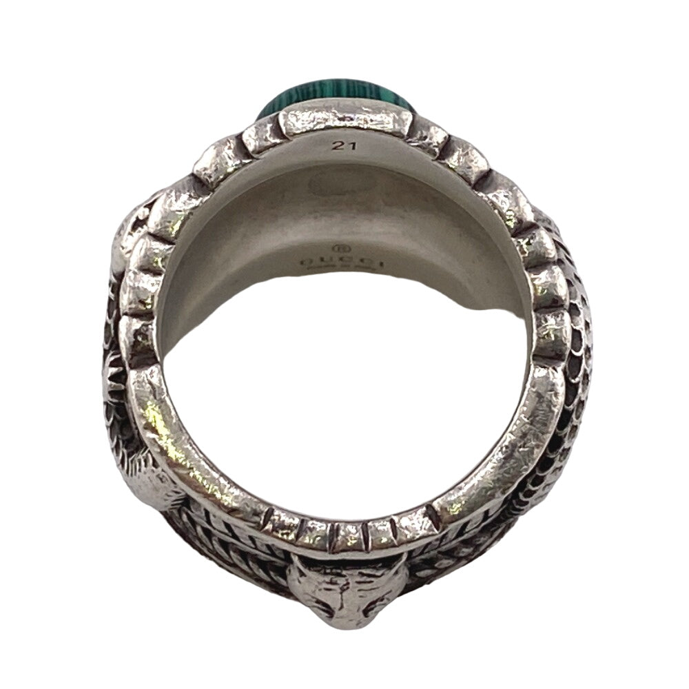 GUCCI Ring Silver925 Silver Double snake Garden Women(Unisex) Used Authentic