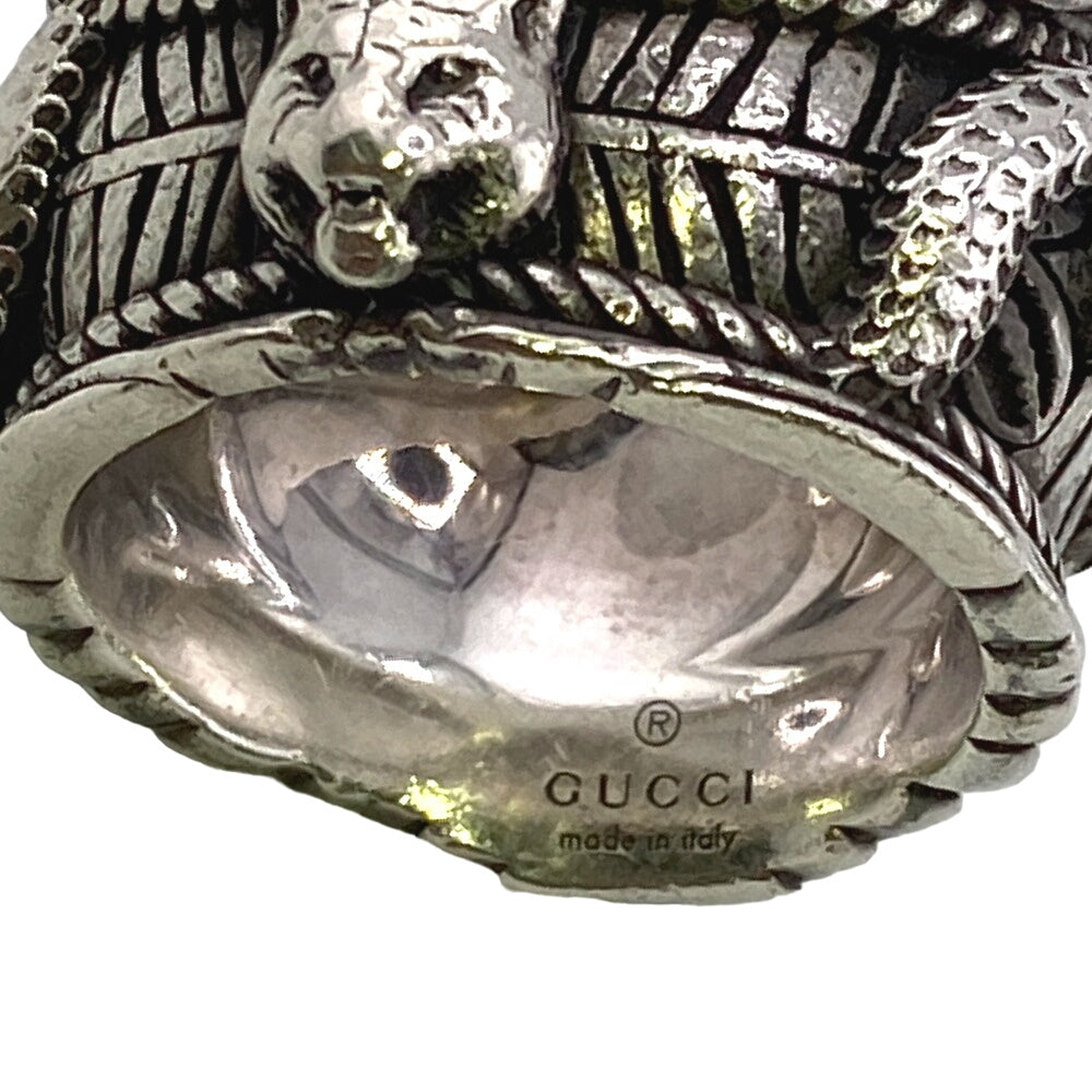 GUCCI Ring Silver925 Silver Double snake Garden Women(Unisex) Used Authentic