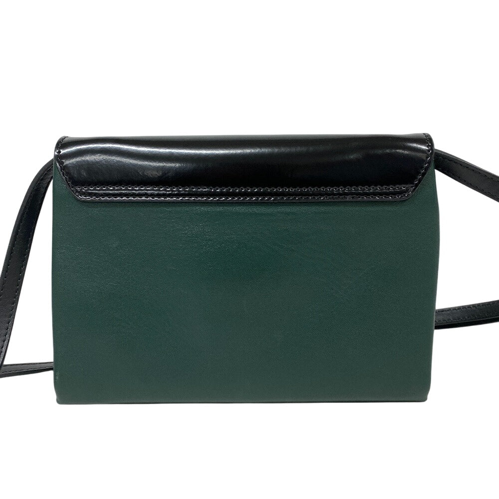 MARNI Shoulder Bag leather black Trunk bag