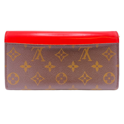 LOUIS VUITTON Long Wallet Purse M61348 leather Brown Monogram Portefeuille Sala Totem