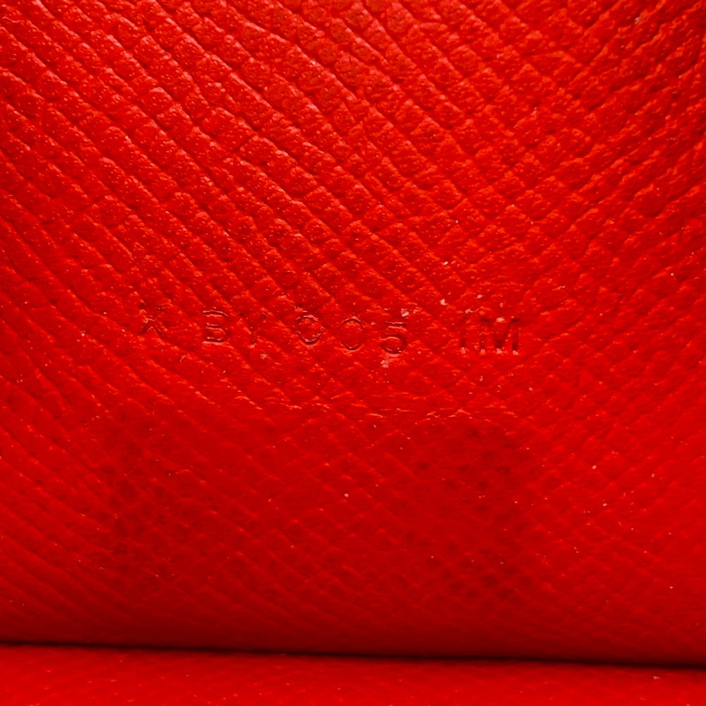 HERMES Long Wallet Purse Epsom Red Beansufla