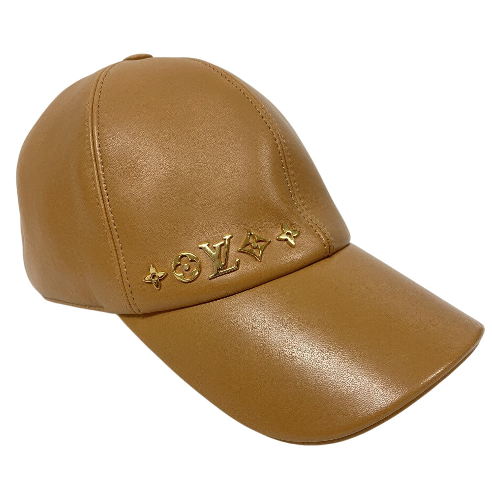 LOUIS VUITTON cap M7005M lambskin Brown Cap Cruiser