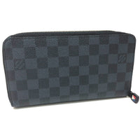 LOUIS VUITTON Long Wallet Purse N64013 Damier Cobalt Canvas Navy type America's Cup 2017 Limited Zippy Organizer mens Used Authentic