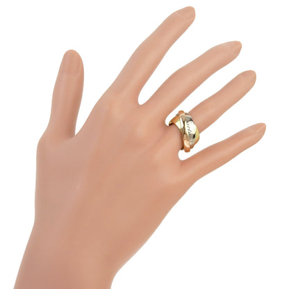 CARTIER Ring K18 Gold gold 2002 Xmas Limited Trinity ring must essence Women 49 Used Authentic