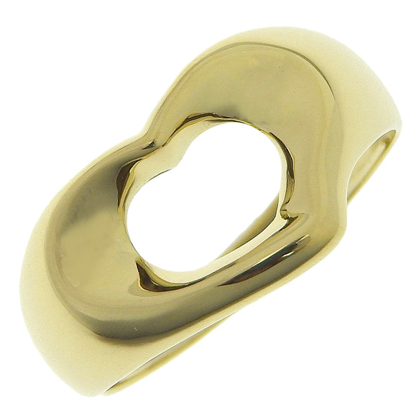 TIFFANY&Co. Ring Elsa Peretti Open heart K18 yellow gold gold Women Used Authentic