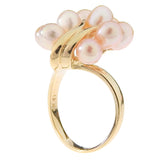 TASAKI Ring Pearl K18 Yellow Gold, Pearl gold Women Used Authentic