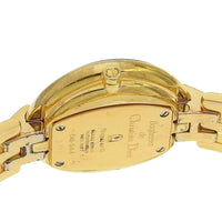 Christian Dior Watches Quartz Bagira Plated Gold , Stainless Steel D46-154-4 gold Dial color:black Women Used Authentic