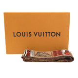 LOUIS VUITTON scarf Judrui Bando BB silk M70856 Brown / red Women Used Authentic