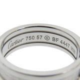 CARTIER Ring Fine jewelry #57 C2 K18 white gold WG Women Used Authentic