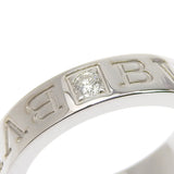 BVLGARI Ring Diamond 1P Bulgari Bulgari 18K white gold, diamond Silver Women Used Authentic