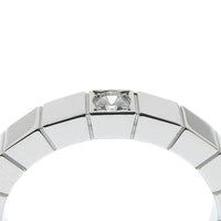 CARTIER Ring Fine jewelry 1P diamond Laniere 18K white gold, diamond WG Women Used Authentic