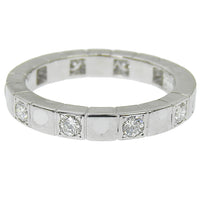 CARTIER Ring Fine jewelry Laniere 18K white gold, diamond WG Women Used Authentic