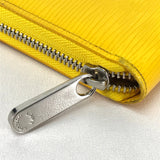 LOUIS VUITTON Long Wallet Purse Epi Leather yellow Epi Zippy wallet Women Used Authentic